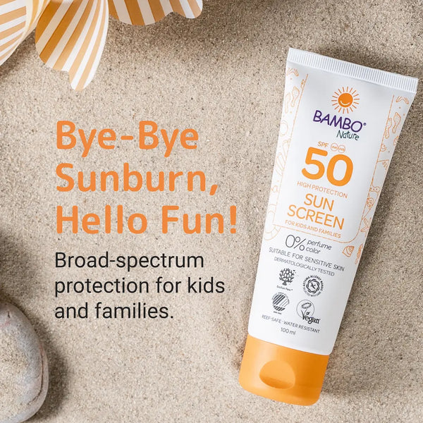 Bambo Nature Sunscreen SPF50, 100ml
