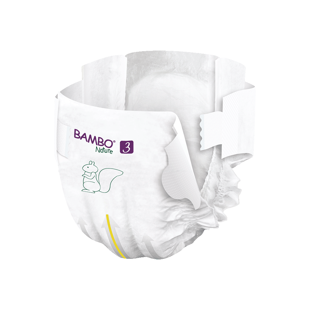 Bambo Nature Nappies - Size 3 (4-8kg/9-18lbs)