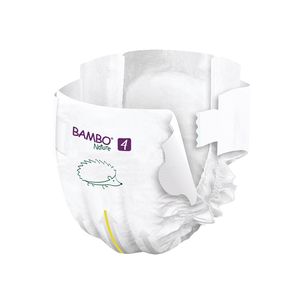 Bambo Nature Nappies - Size 4 (7-14kg/15-31lbs)