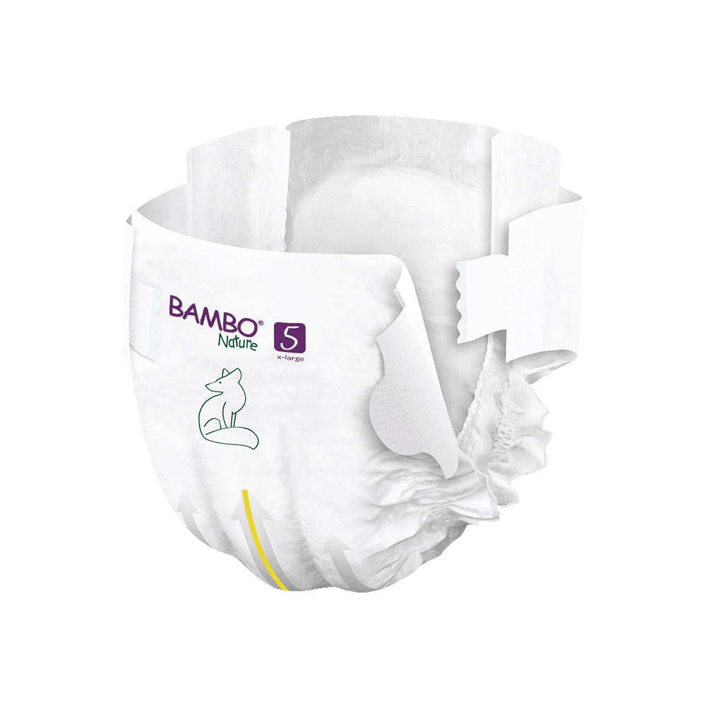 Bambo Nature Nappies - Size 5 (12-18kg/27-40lbs)