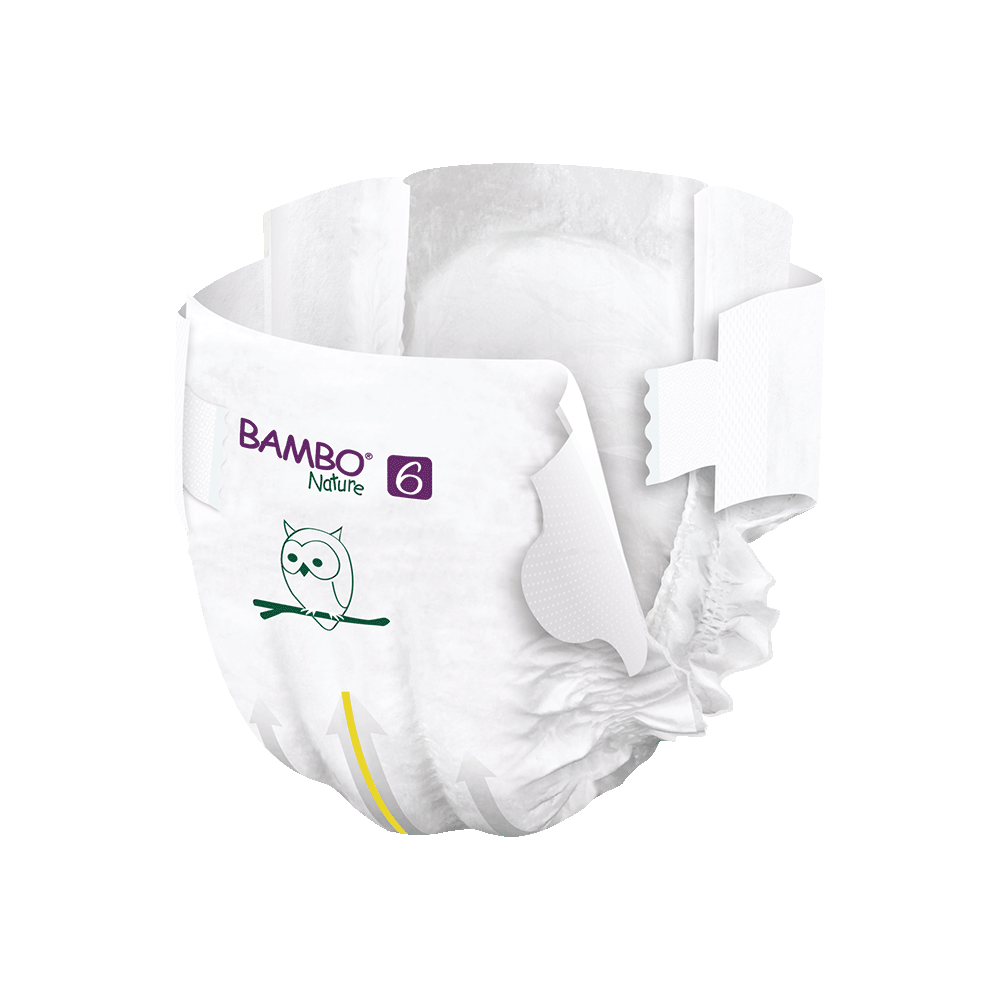 Bambo Nature Nappies - Size 6 (16+kg/35+lbs)