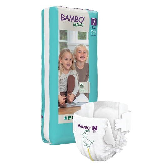 Bambo Nature Nappies - Size 7 (18+kg/40+lbs)