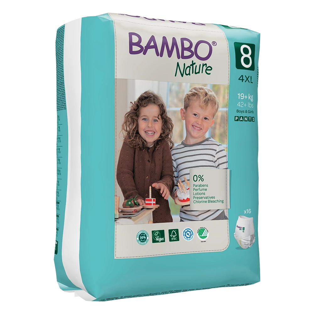 Bambo Nature Pants - Size 8 (19+kg/42+lbs)