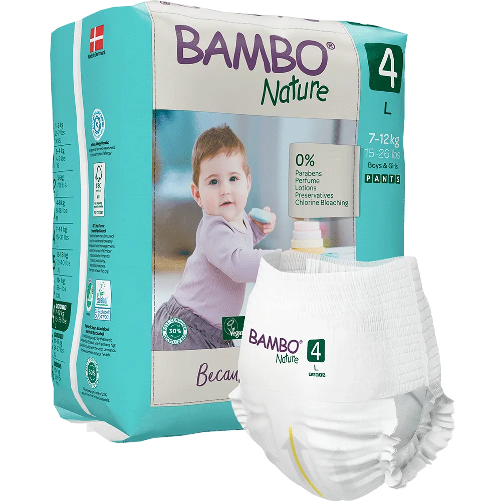 Bambo Nature Pants - Size 4 (7-12kg/15-26lbs)