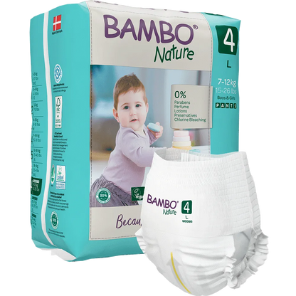 Bambo Nature Pants - Size 4 (7-12kg/15-26lbs)