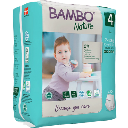 Bambo Nature Pants - Size 4 (7-12kg/15-26lbs)