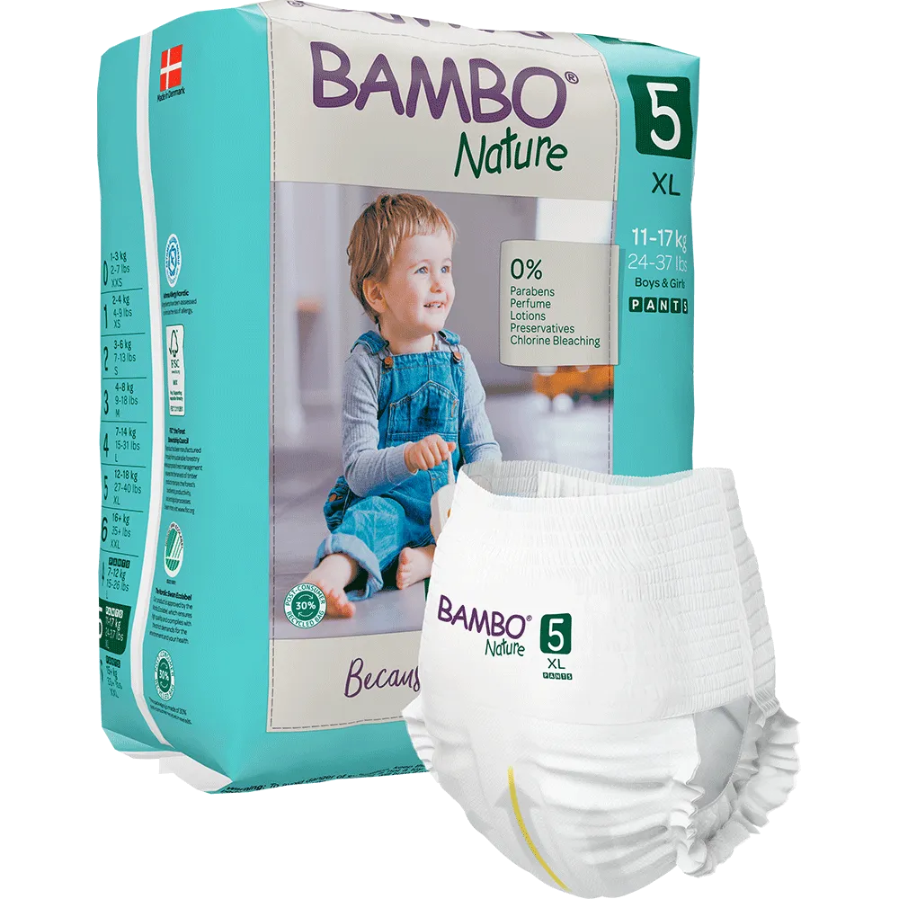 Bambo Nature Pants - Size 5 (11-17kg/24-37lbs)