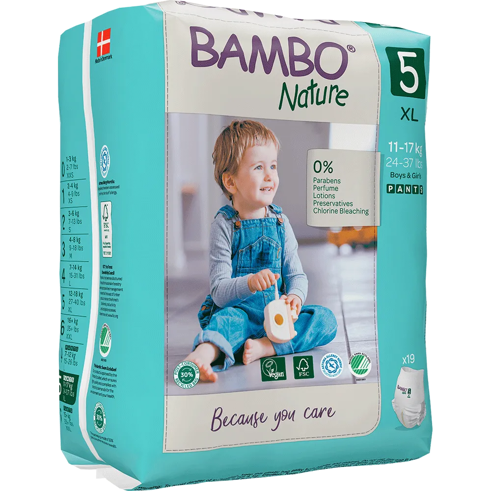 Bambo Nature Pants - Size 5 (11-17kg/24-37lbs)
