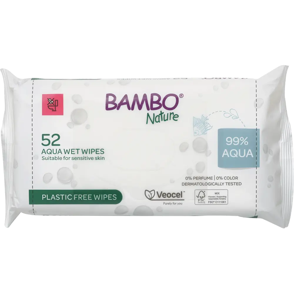 Bambo Nature Aqua Wet Wipes