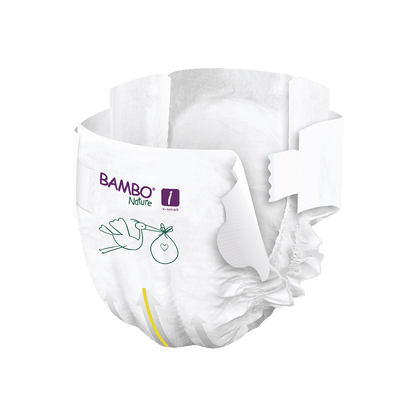 Bambo Nature Nappies - Size 1 (2-4kg/4-9lbs)