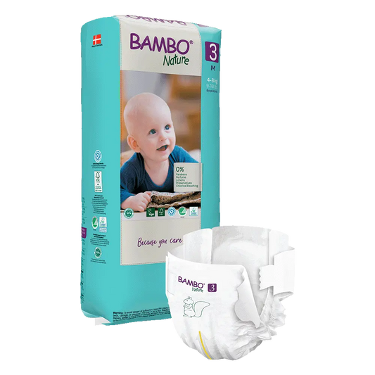 Bambo Nature Nappies - Size 3 Tall Pack (4-8kg/9-18lbs)