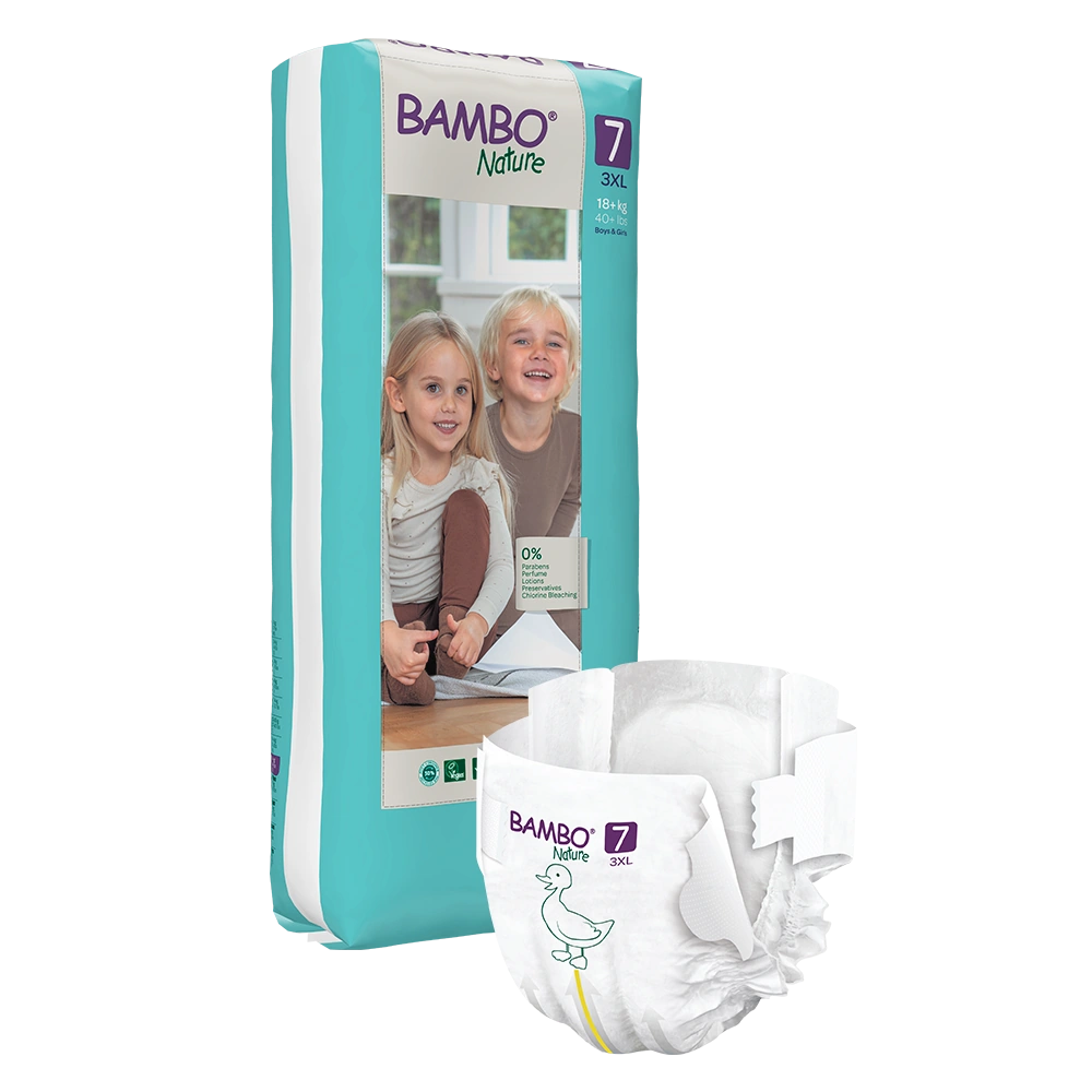 Bambo Nature Nappies - Size 7 (18+kg/40+lbs)