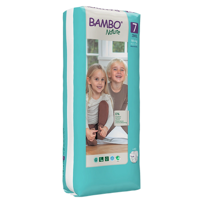 Bambo Nature Nappies - Size 7 (18+kg/40+lbs)