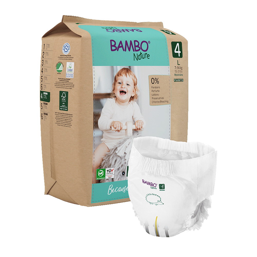 Bambo Nature Pants - Size 4 (7-14kg/15-31lbs) – Bambo Nature UK