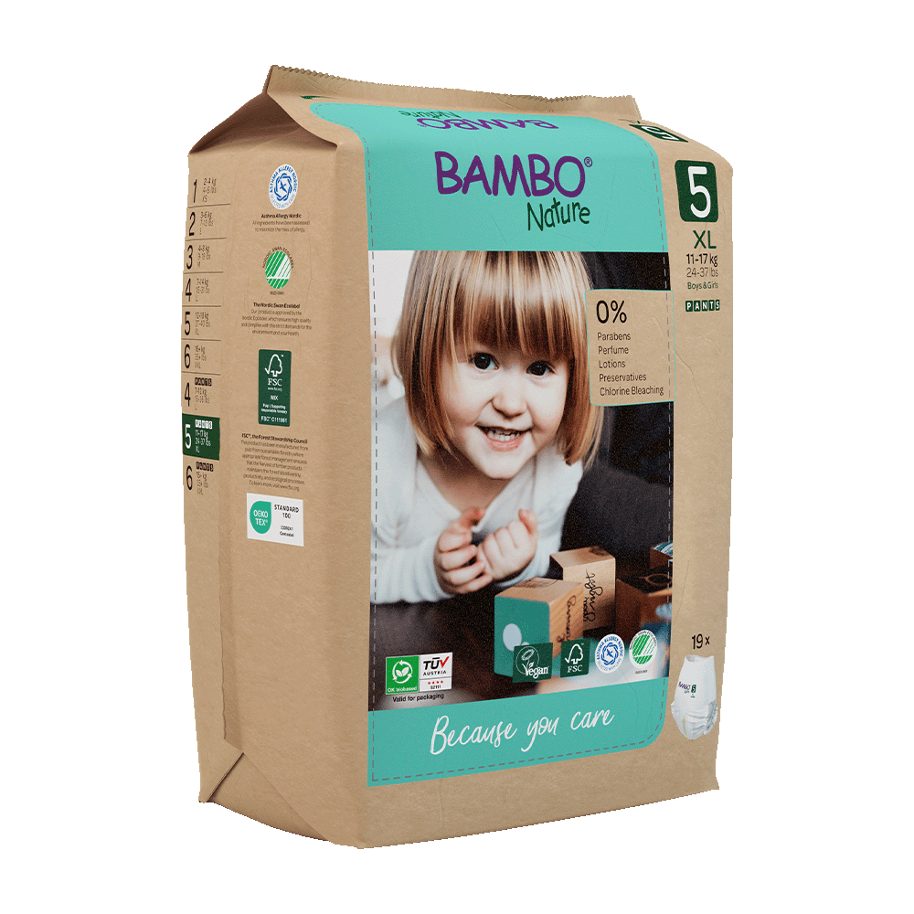 Bambo Nature Lycra Pants - Size 5 - Paper Packaging