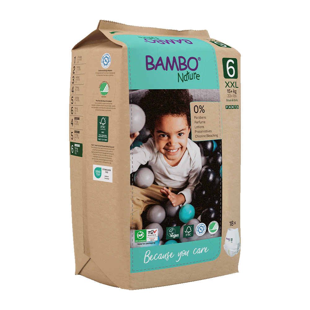 Bambo Nature Lycra Pants - Size 6 - Paper Packaging