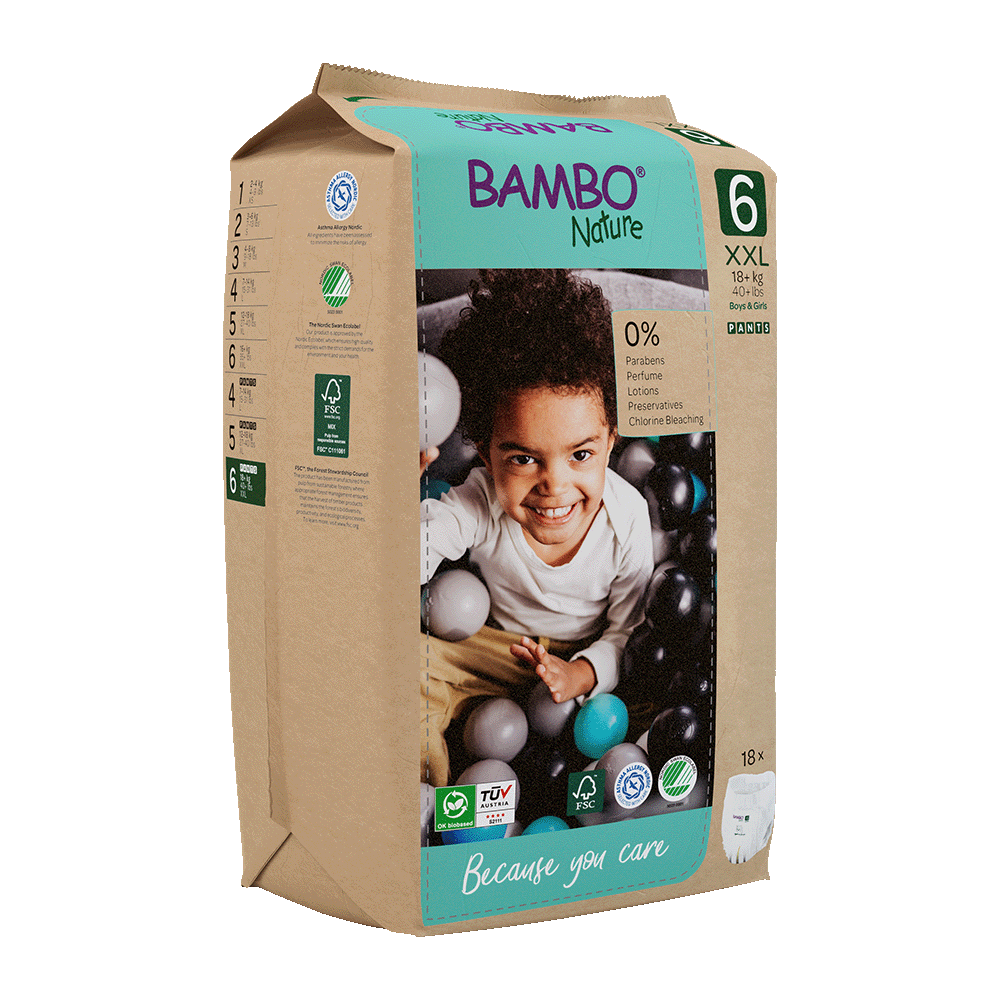 Bambo Nature Pants - Size 6 (16+kg/35+lbs)