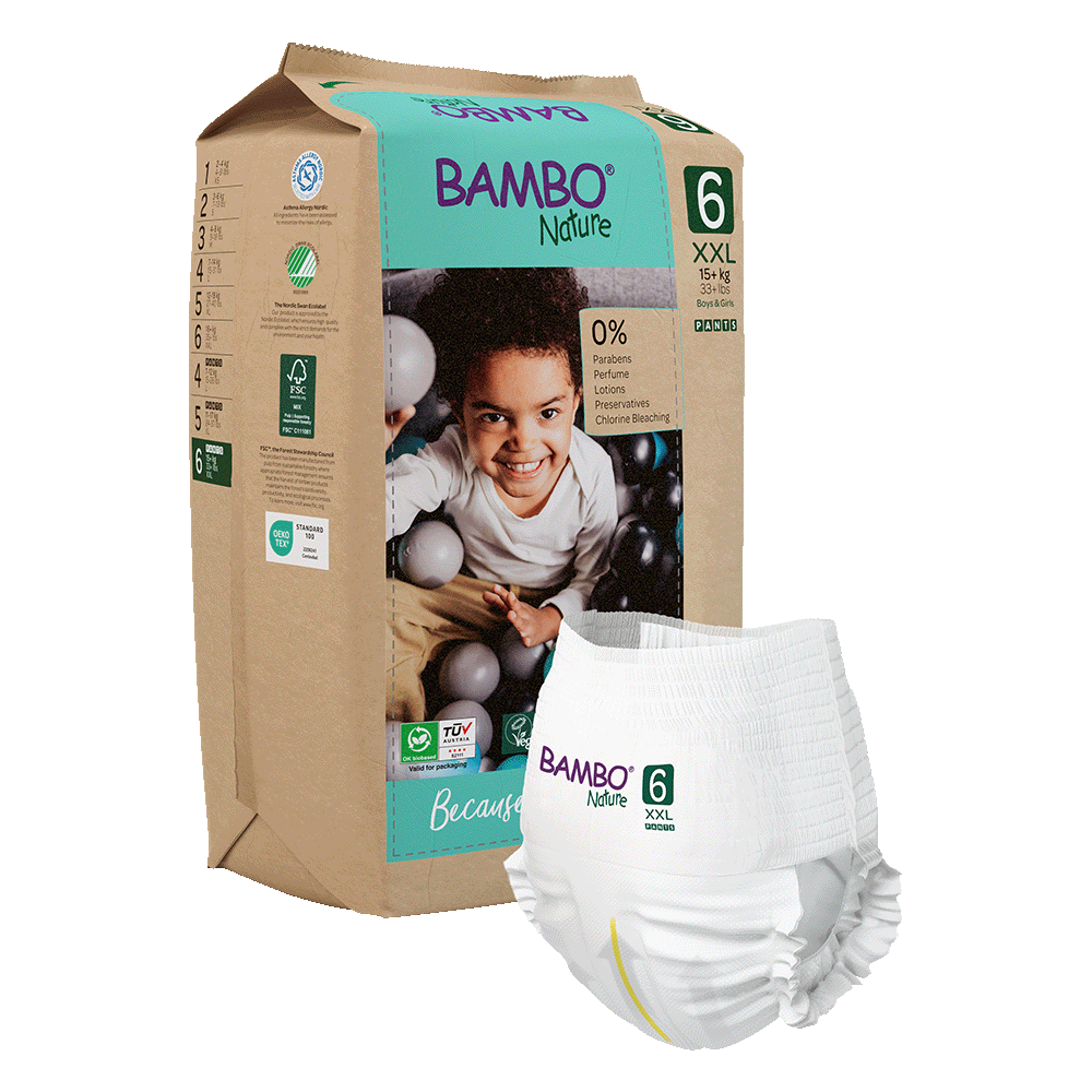 Bambo Nature Pants - Size 6 (15+kg/33+lbs)