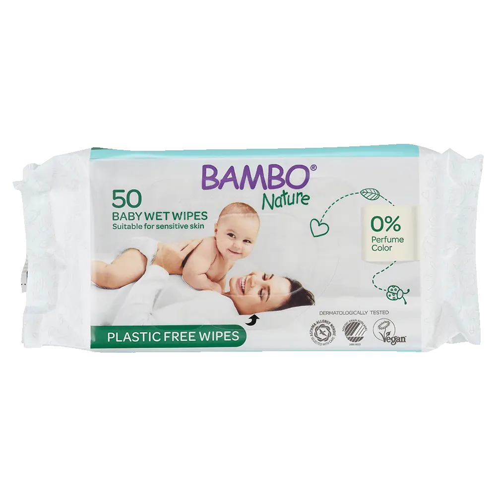 Bambo Nature Plastic-Free Wet Wipes