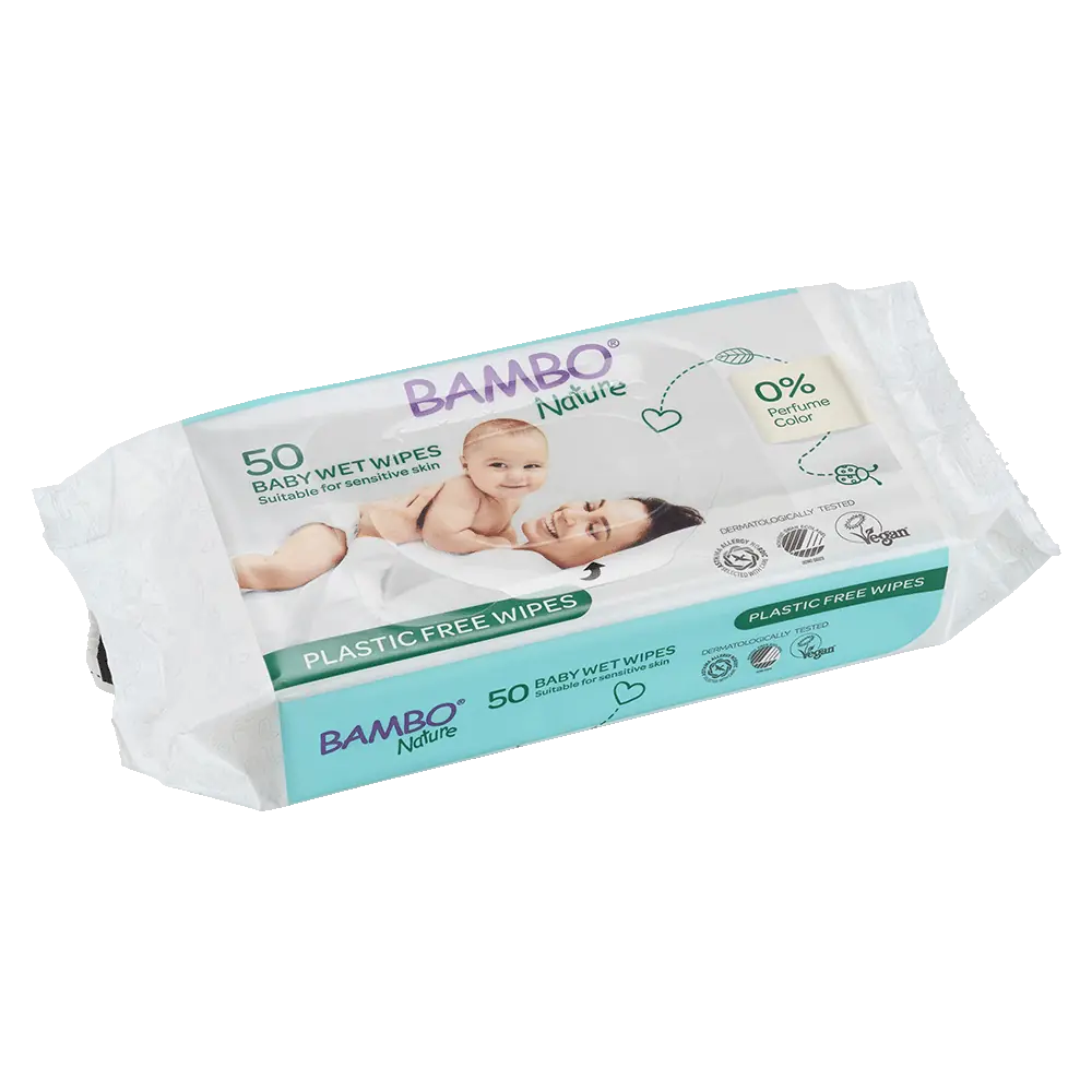 Bambo Nature Plastic-Free Wet Wipes